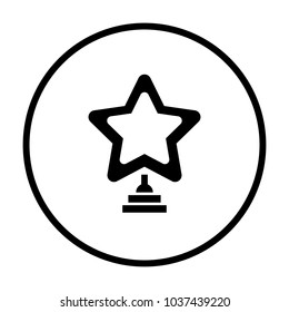 Award icon in circle
