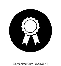 Award icon in circle . Vector illustration