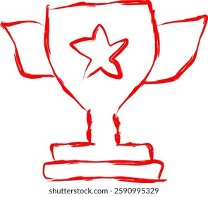 award icon in Doodle style
