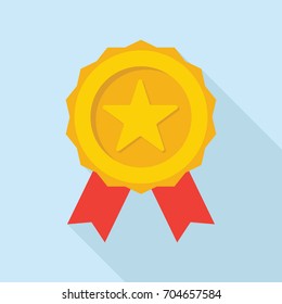 Award icon in flat design