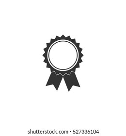 Award icon flat. Illustration isolated vector sign symbol