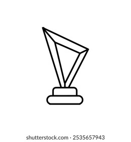 ícone de prêmio Símbolo isolado de logotipo plano