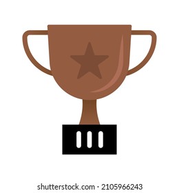 award icon in flat style