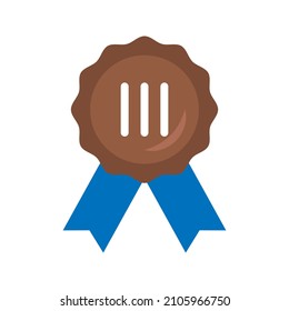 award icon in flat style