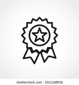 Award Icon Isolated on White Background