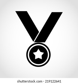 Award Icon Isolated on White Background