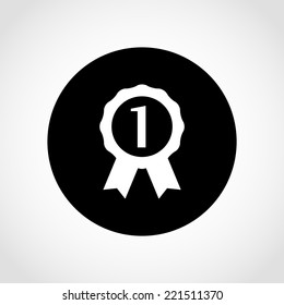 Award Icon Isolated on White Background