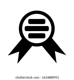 award icon isolated sign symbol vector illustration - high quality black style vector icons
