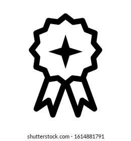 award icon isolated sign symbol vector illustration - high quality black style vector icons
