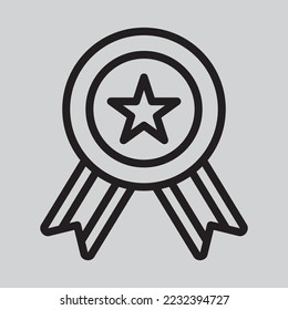 Award icon in line style, use for website mobile app presentation