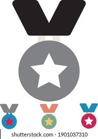 Award icon or logo symbol sign isolated vector illustration -