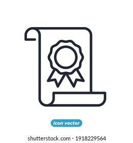 Award icon. Award medal pictograms symbol template for graphic and web design collection logo vector illustration