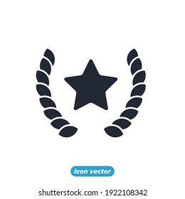 Award icon. Award medal pictograms symbol template for graphic and web design collection logo vector illustration