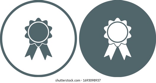 Award icon. Medal icon. Vector illustration