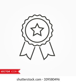 Award  icon  on white background. Vector illustration.