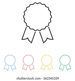 Award  icon  on white background. Vector illustration.