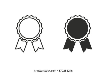 Award Icon On White Background Vector Stock Vector (Royalty Free ...