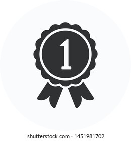 
Award icon, one flat symbol vector design. Great for mobile app, web design, print materials, etc.