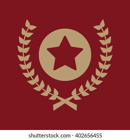 Award icon. Priz symbol. Flat Vector illustration