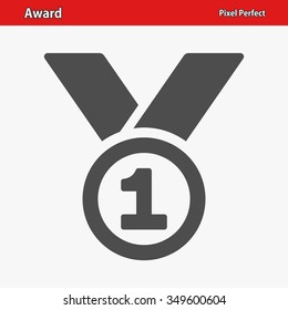 Award Icon. Professional, pixel perfect icons optimized for both large and small resolutions. EPS 8 format.