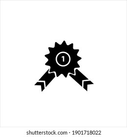 Award icon. Reward sign symbol design illustration vector icon isolated on white background