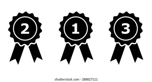 Award icon set