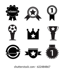 Award icon set