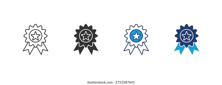 Conjunto de iconos de premio Colección de estilos múltiples