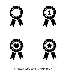 Award icon set . Vector illustration