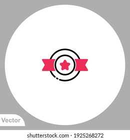 Award icon sign vector,Symbol, logo illustration for web and mobile