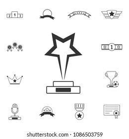 Award icon. Simple element illustration. Award symbol design  from Awards collection set. Can be used for web and mobile on white background