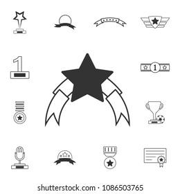 Award icon. Simple element illustration. Award symbol design  from Awards collection set. Can be used for web and mobile on white background