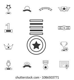 Award icon. Simple element illustration. Award symbol design  from Awards collection set. Can be used for web and mobile on white background