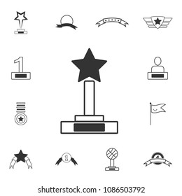 Award icon. Simple element illustration. Award symbol design  from Awards collection set. Can be used for web and mobile on white background