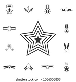 Award icon. Simple element illustration. Award symbol design  from Awards collection set. Can be used for web and mobile on white background