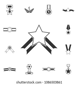 Award icon. Simple element illustration. Award symbol design  from Awards collection set. Can be used for web and mobile on white background