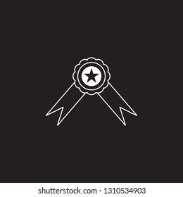 award icon. Simple element illustration. award symbol design template. Can be used for web and mobile