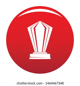 Award icon. Simple illustration of award vector icon isolated on white background