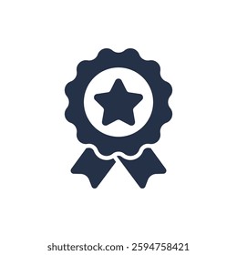 Award icon. Solid glyph series icon