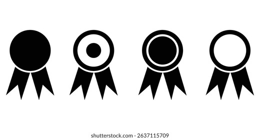 award icon symbol, Badge icon vector illustration symbol. 