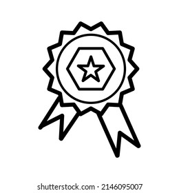 Award icon symbol free vector design illustration