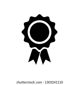award icon symbol vector. on white background