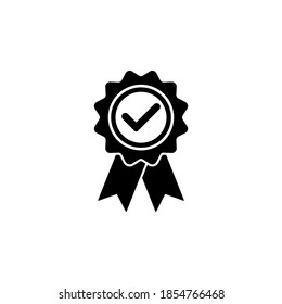 Award icon symbol vector on white background.