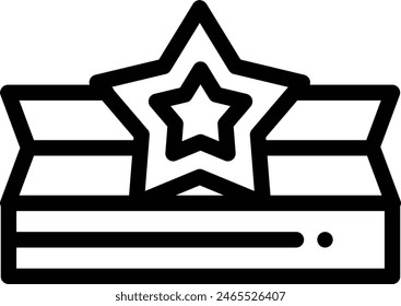 award icon. Thin Linear Style Design Isolated On White Background