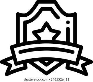 award icon. Thin Linear Style Design Isolated On White Background