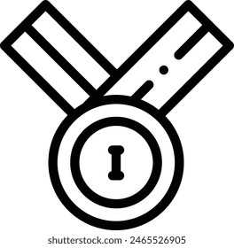 award icon. Thin Linear Style Design Isolated On White Background