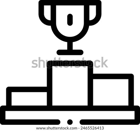 award icon. Thin Linear Style Design Isolated On White Background