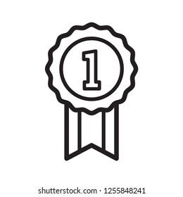 award icon in trendy flat design, medal vector icon 