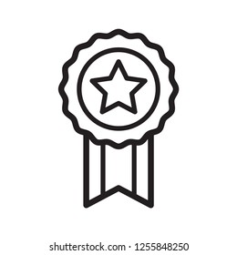 award icon in trendy flat design, medal vector icon 