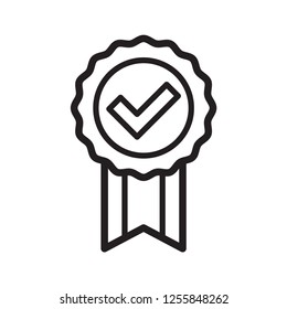award icon in trendy flat design, medal vector icon 